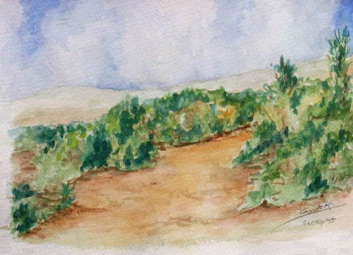 Pinturas de acuarela de Cande Rguez