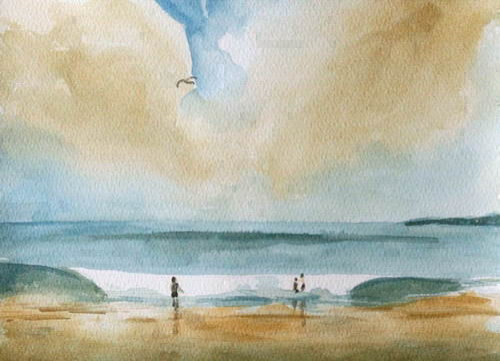 Pinturas de acuarela de Cande Rguez