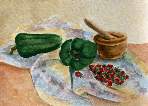 Pinturas de acuarela de Cande Rguez